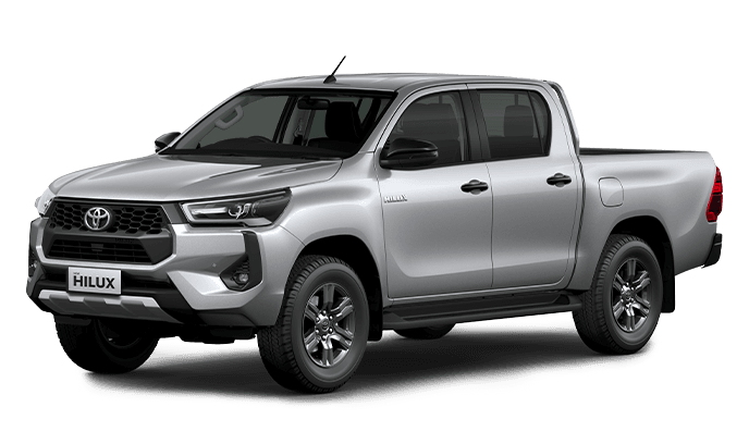 mobil toyota hilux Silver Metalic