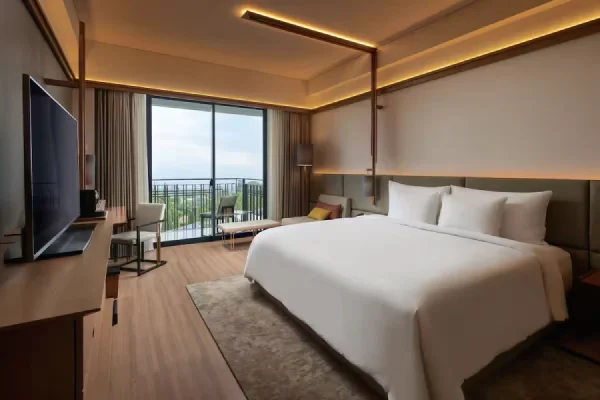 pemandangan kamar hotel di bandung dengan view bagus